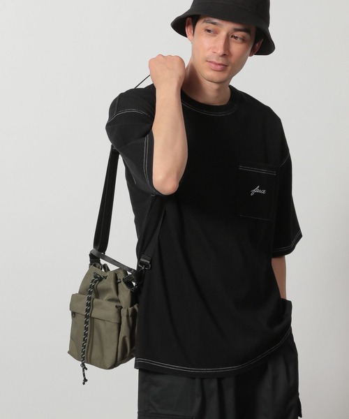 LAKOLE（ラコレ） ショルダーバッグ ポケット巾着ショルダーバッグ