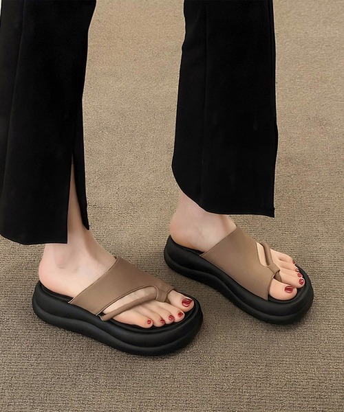 【新品未使用】BURBERRY トングサンダル　レディース Shuna サンダル レディース トングサンダル 歩きやすい パイソン