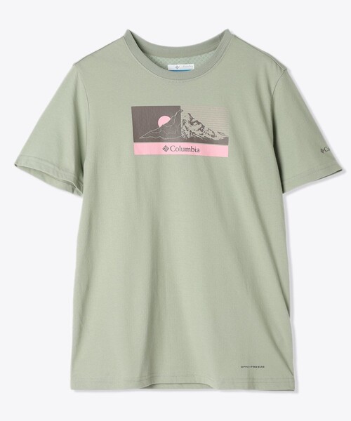 tシャツ Columbia／デルタドリフトグラフィック ショートスリーブTシャツ／コロンビア／冷却／半袖Tシャツ レディース Columbia tシャツ Columbia／デルタドリフトグラフィック