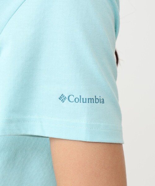 tシャツ Columbia／デルタドリフトグラフィック ショートスリーブTシャツ／コロンビア／冷却／半袖Tシャツ レディース Columbia tシャツ Columbia／デルタドリフトグラフィック