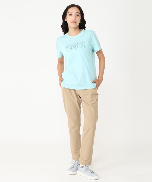 tシャツ Columbia／デルタドリフトグラフィック ショートスリーブTシャツ／コロンビア／冷却／半袖Tシャツ レディース Columbia tシャツ Columbia／デルタドリフトグラフィック