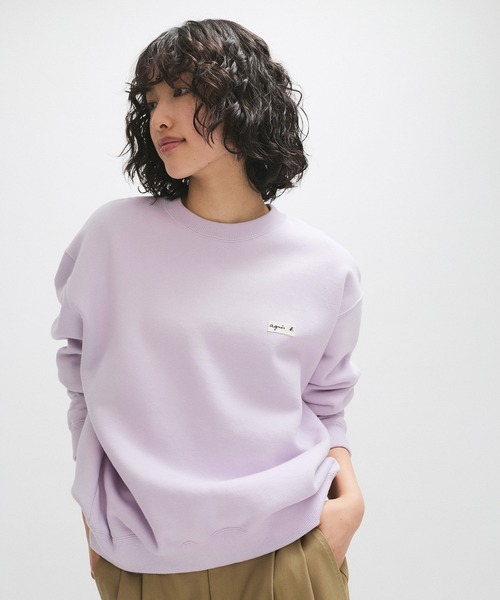 「agnes b.」 スウェットカットソー S ダークラベンダー レディース