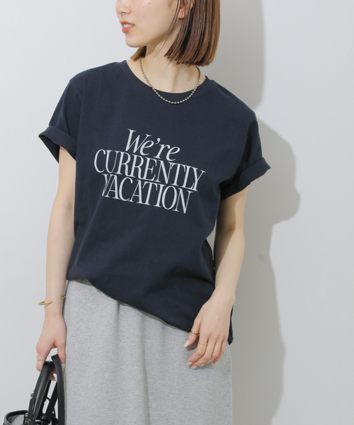 トップス JOURNAL STANDARD relume MAINTENANT TEE JOURNAL STANDARD relume tシャツ WereロゴTEE レディース