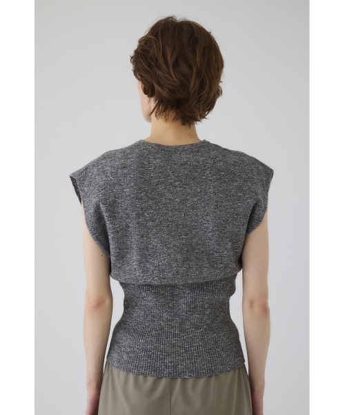 RIM.ARK ニット セーター Mix yarn rib knit ミックスヤーンリブニット