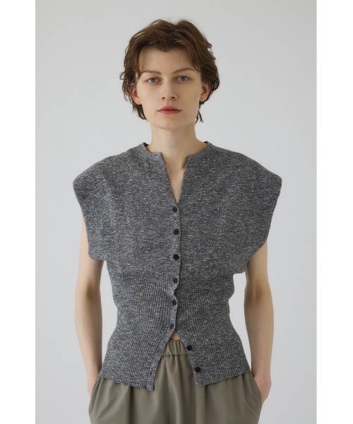 ミックスヤーンリブニット RIM.ARK ニット セーター Mix yarn rib knit ミックスヤーンリブニット