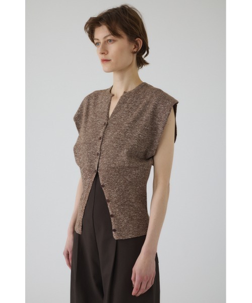 RIM.ARK ニット セーター Mix yarn rib knit ミックスヤーンリブニット