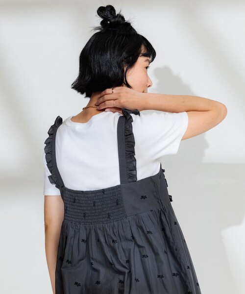 [新品未使用]inbreedシルク入り インブリードワンピース FREAK'S STORE ワンピース インド 配色シフリー刺繍ワンピース