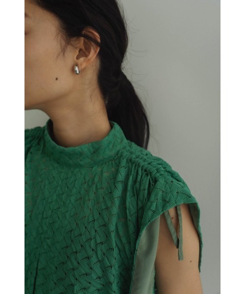 Knuth Marf（クヌースマーフ） ブラウス シャツ 半袖 2way drost lace