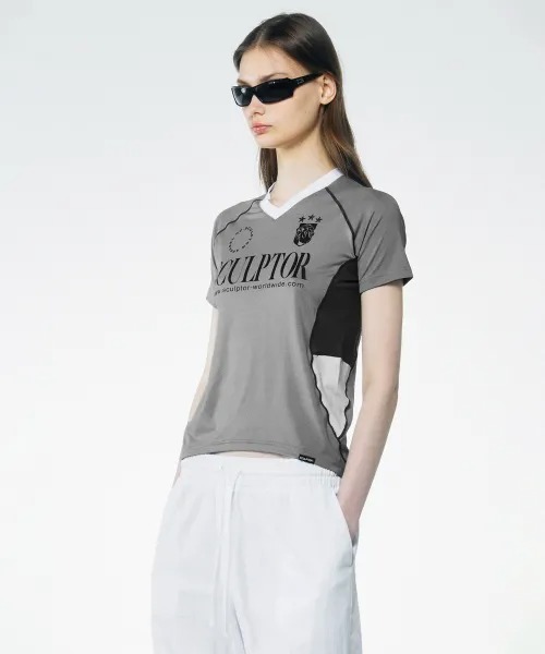 トップス SCULPTOR Sports Jersey Tee SCULPTOR ジャージ Sports Jersey Tee レディース : ZOZOTOWN