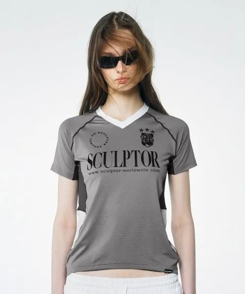 トップス SCULPTOR Sports Jersey Tee SCULPTOR ジャージ Sports Jersey Tee レディース : ZOZOTOWN