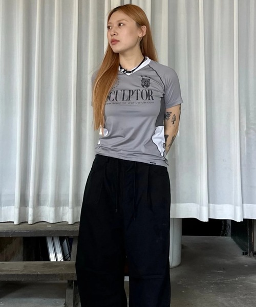 SCULPTOR ジャージ Sports Jersey Tee レディース : ZOZOTOWN