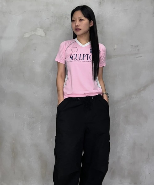 SCULPTOR ジャージ Sports Jersey Tee レディース : ZOZOTOWN