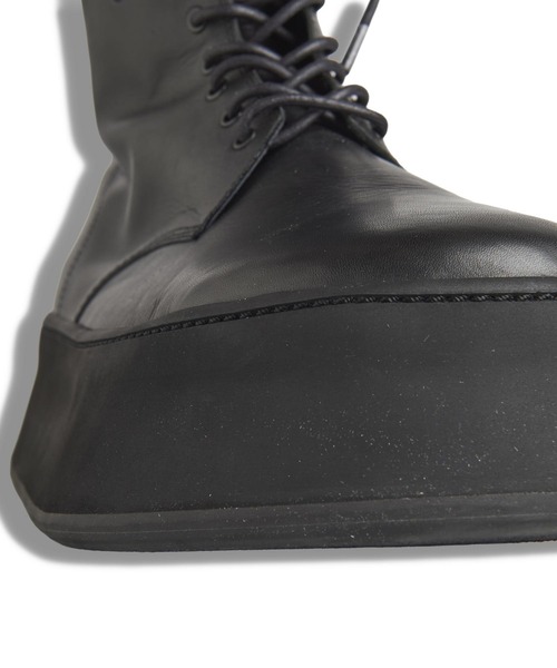 NO ID.（ノーアイディー） ブーツ 「NO ID.」Cow Leather Platform