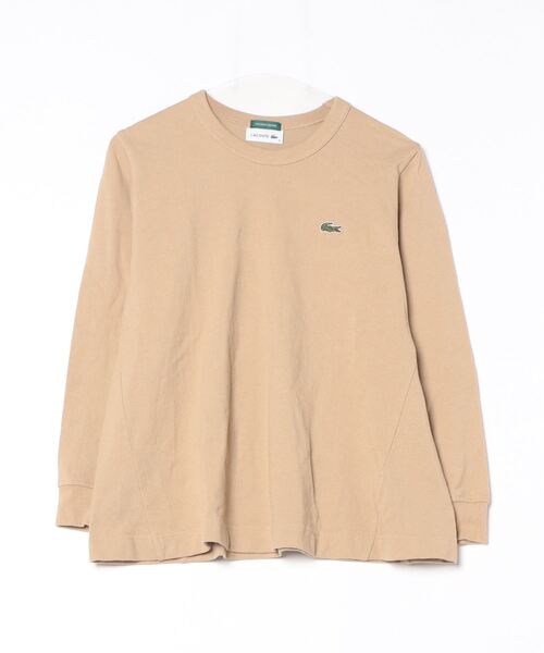 「BEAMS BOY」 長袖カットソー 36 ベージュ レディース