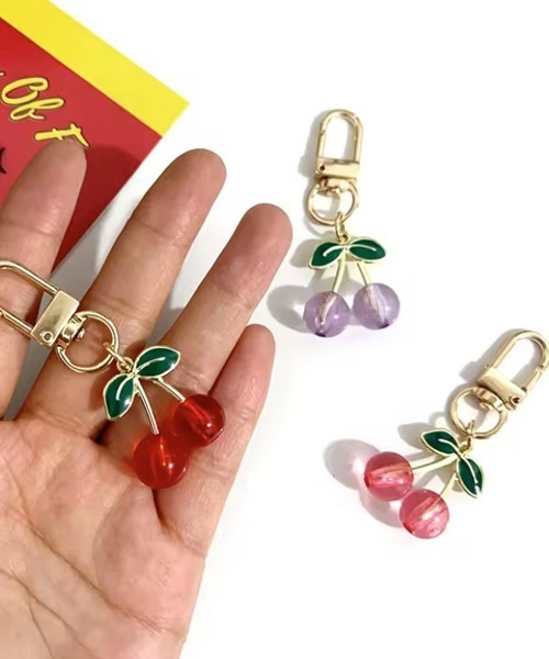 VIBGYOR Women キーホルダー 「urge select」チェリー さくらんぼ