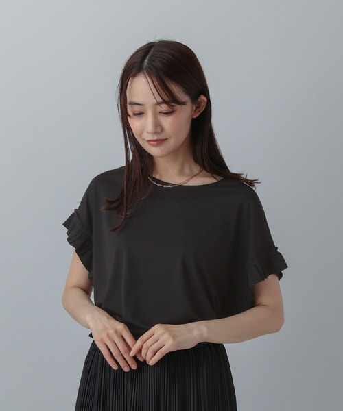 GLOBAL WORK(グローバルワーク) tシャツ MATINEE LINE/冷感フリル GLOBAL WORK(グローバルワーク) tシャツ MATINEE LINE/冷感フリル