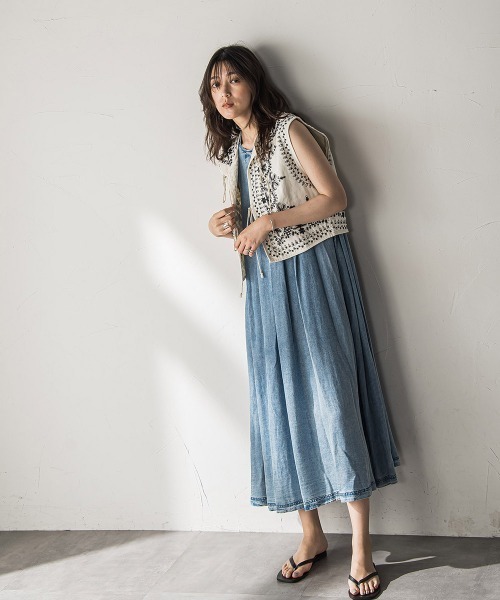 PUTUMAYO グレー ワンピース 3_000000147850.jpg?1748502537