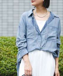 ブラウス シャツ シアーデニムシャツ レディース｜ZOZOTOWN Yahoo!店