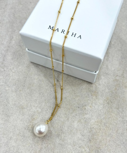 本日限定値下げ新品　MARIHA 月の夢 スタッドチェーン ネックレス 47cm MARIHA（マリハ） ネックレス 「MARIHA/マリハ」月の夢ネックレス