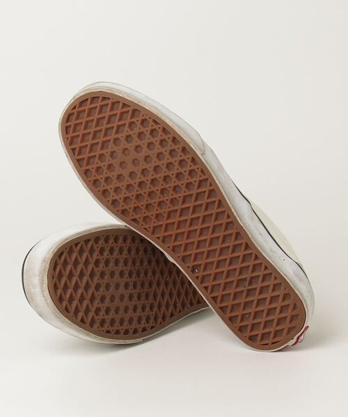 「VANS」 ローカットスニーカー 24.5cm グリーン レディース