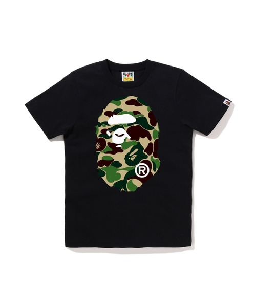 A BATHING APE（アベイシングエイプ） tシャツ ABC CAMO BIG APE HEAD