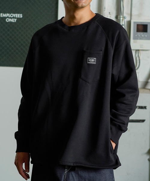 BTS マクドナルド コラボ クルーネック スウェットトレーナー XLサイズ BIG MIKE（ビッグマイク） トレーナー スウェット サングラスポケット