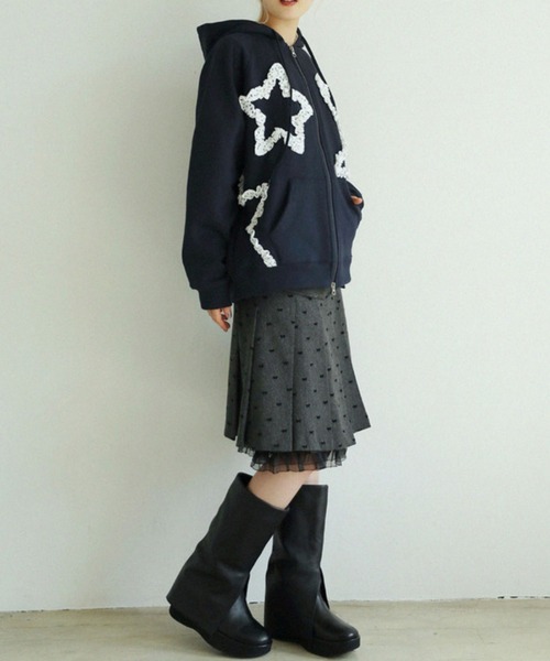 UGLY SHADOW（アグリーシャドウ） パーカー 「Uglyshadow」FLOWER STAR