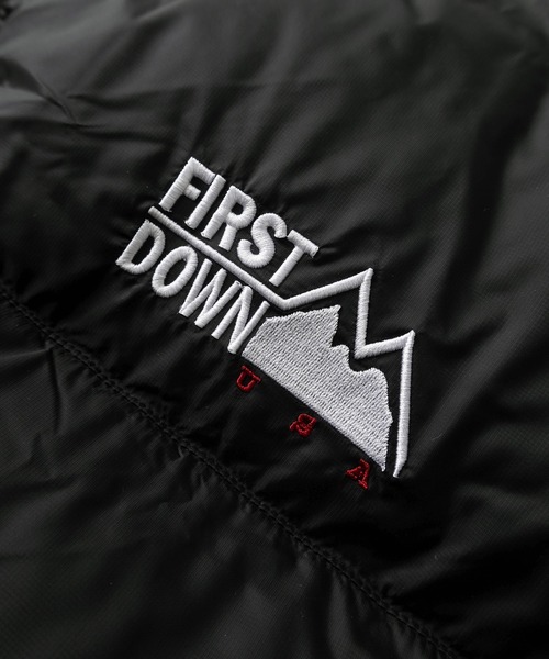 「FIRST DOWN」 ダウンジャケット L ブラック メンズ_画像5
