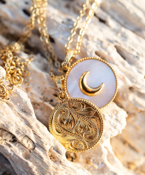 IRIEBEACH（アイリービーチ） アレルギー対応 ネックレス moon shell 