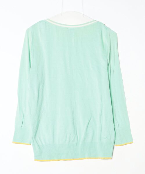 「Letroyes」 長袖ニット M グリーン レディース_画像2