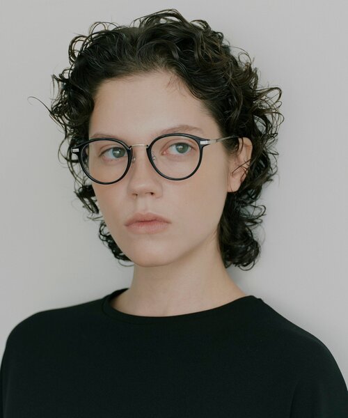 BEAMS JAPAN 伊達メガネ メガネ 眼鏡 眼鏡ノ眼鏡BLレンズW レディース