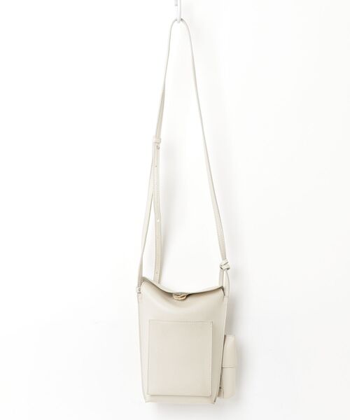 JEANASIS（ジーナシス） ワンポイントショルダーバッグ - ホワイト
