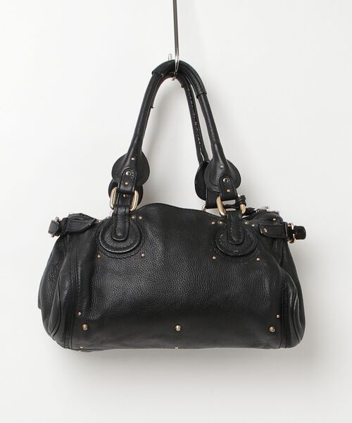 Chloé ブラックレザー ハンドバッグ　パディントン Chloe（クロエ） パディントン ハンドバッグ - ブラック レディース