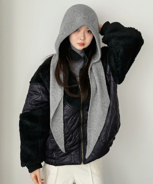 Jewelobe（ジュエローブ） ニット帽 ニットキャップ ニットバラクラバ