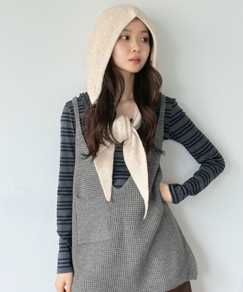 Jewelobe（ジュエローブ） ニット帽 ニットキャップ ニットバラクラバ