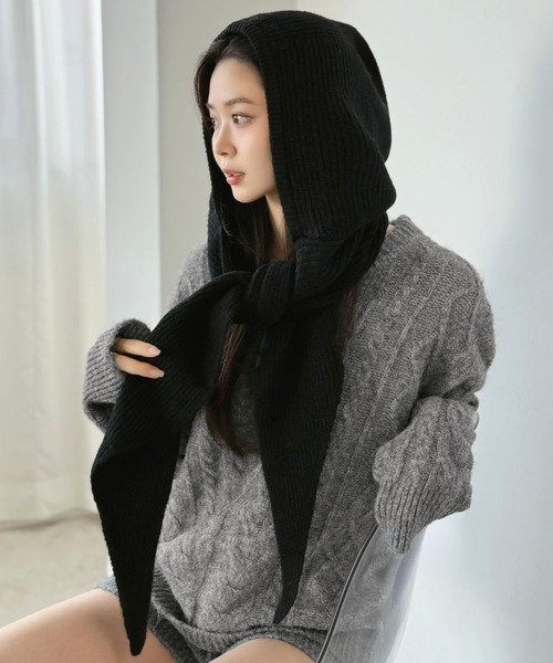 Jewelobe（ジュエローブ） ニット帽 ニットキャップ ニットバラクラバ