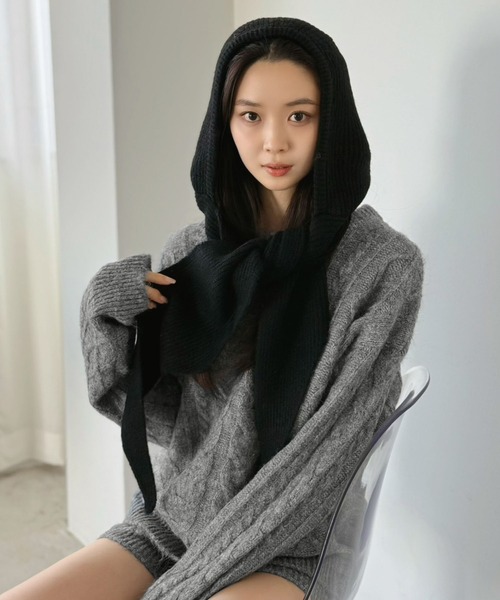 Jewelobe（ジュエローブ） ニット帽 ニットキャップ ニットバラクラバ