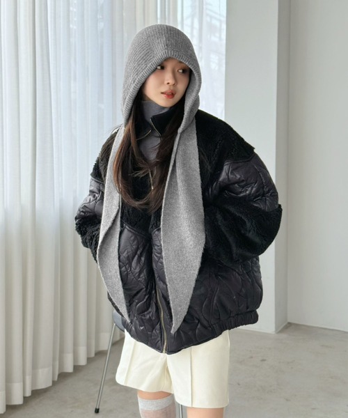 Jewelobe（ジュエローブ） ニット帽 ニットキャップ ニットバラクラバ