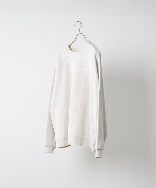 「soerte」 スウェットカットソー 2 チャコールグレー メンズ_画像4