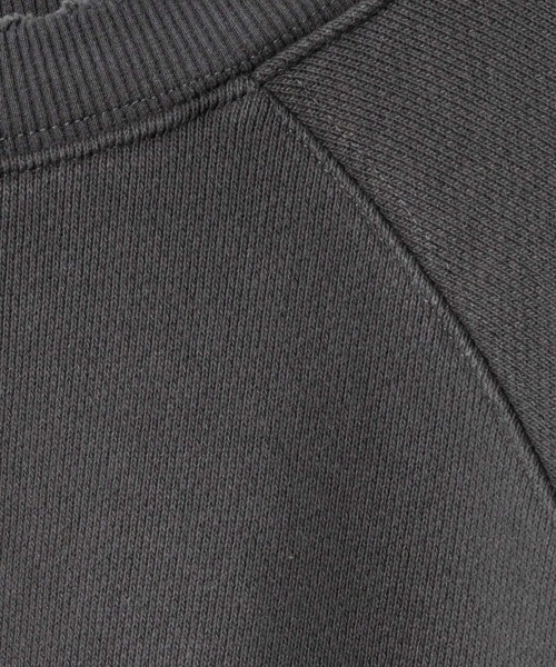 「soerte」 スウェットカットソー 2 チャコールグレー メンズ_画像7