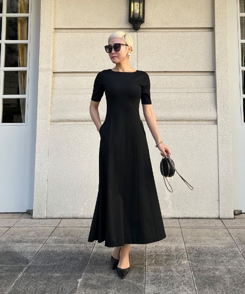 JENNE」 長袖ワンピース SMALL ブラック レディース : ZOZOTOWN Yahoo