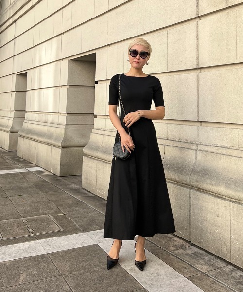 JENNE」 長袖ワンピース SMALL ブラック レディース : ZOZOTOWN Yahoo