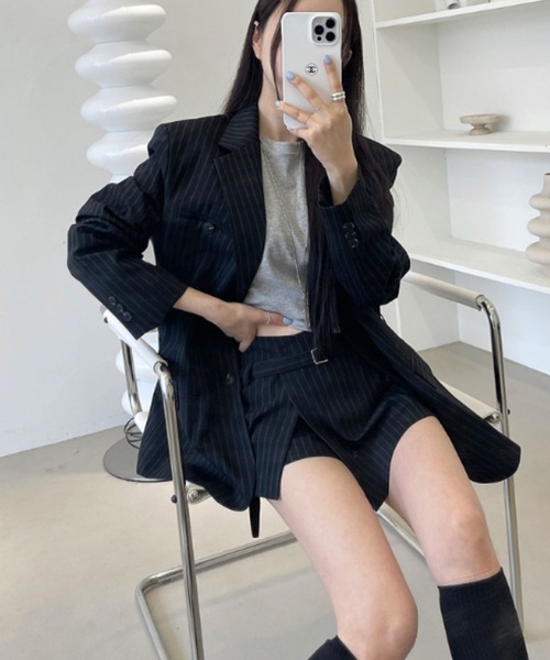 ✴︎美品✴︎がまかつ トラックジャケット セットアップ ストライプ 大きいサイズ ALMO セットアップ 「TUNE」ストライプジャケットセットアップ