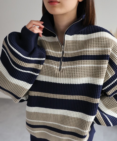 「sakishimatokyo」 長袖ニット LARGE レッド レディース_画像2