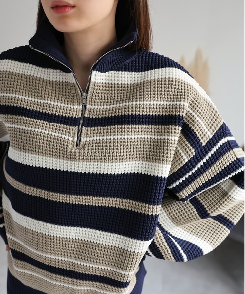 「sakishimatokyo」 長袖ニット LARGE レッド レディース_画像3