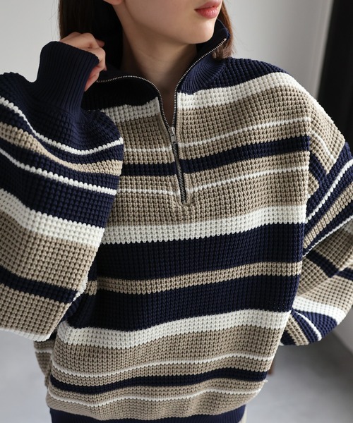 「sakishimatokyo」 長袖ニット LARGE レッド レディース_画像4