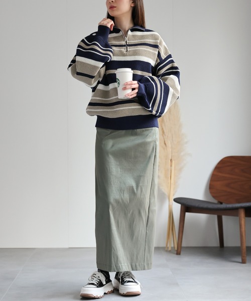 「sakishimatokyo」 長袖ニット LARGE レッド レディース_画像6