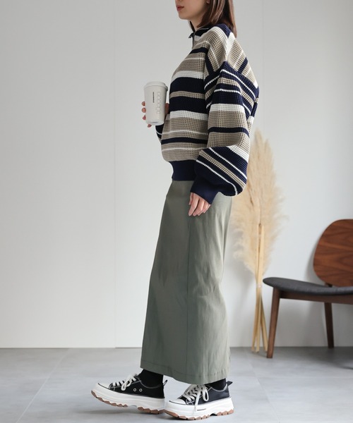 「sakishimatokyo」 長袖ニット LARGE レッド レディース_画像8