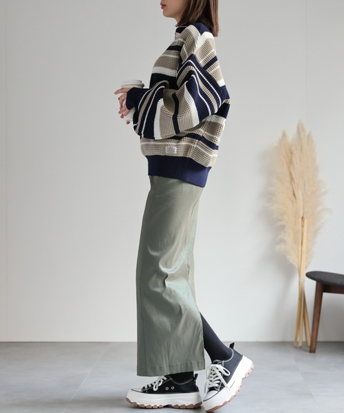 「sakishimatokyo」 長袖ニット LARGE レッド レディース_画像9