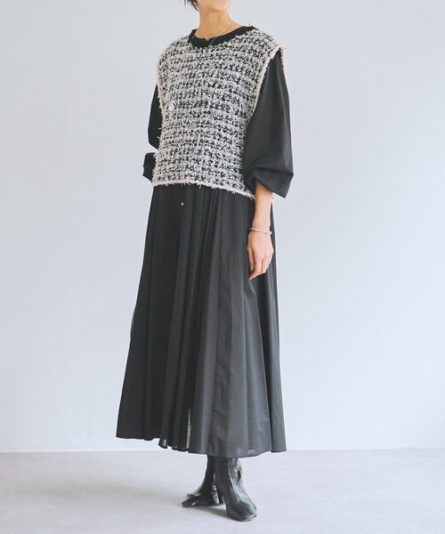 BEARDSLEY（ビアズリー） ベスト ジレ ツイードニットベスト